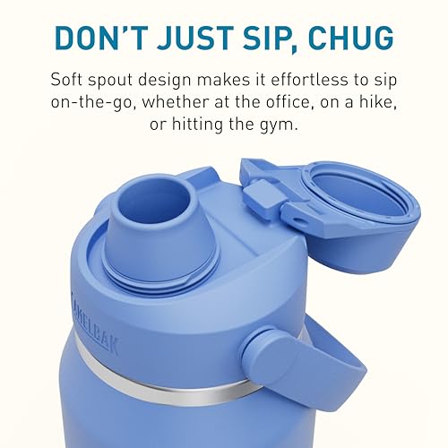 CamelBak Thrive Chug Insulated Stainless Steel Water Bottle Sky Blue, 32oz