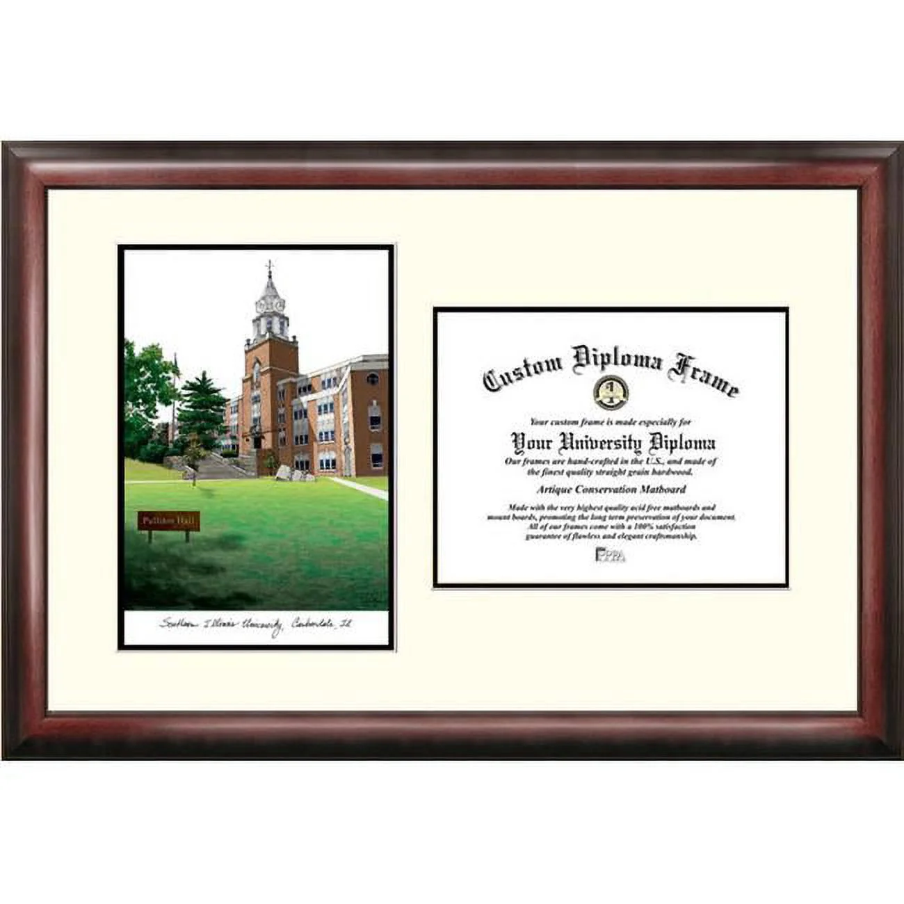 Campus Images IL972V 18'' x 24'' Southern Illinois University at Carbondale