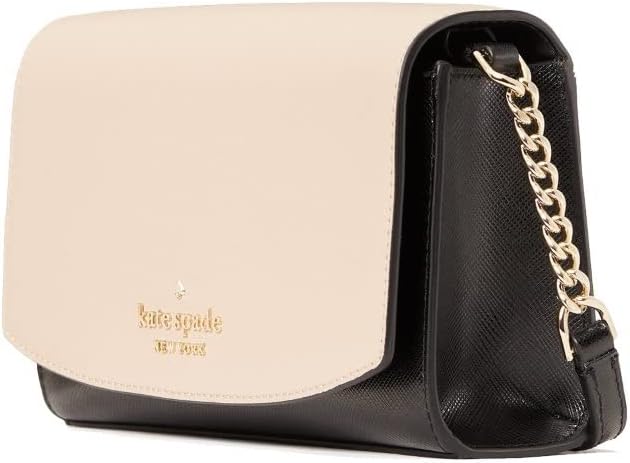 KATE SPADE STACI SMALL FLAP CROSSBODY PHONE CASE WALLET WARM BEIGE