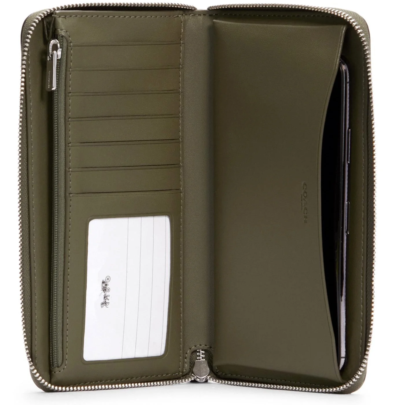 Coach Women's Pebbled Leather Dempsey Large Phone Wallet (Surplus)