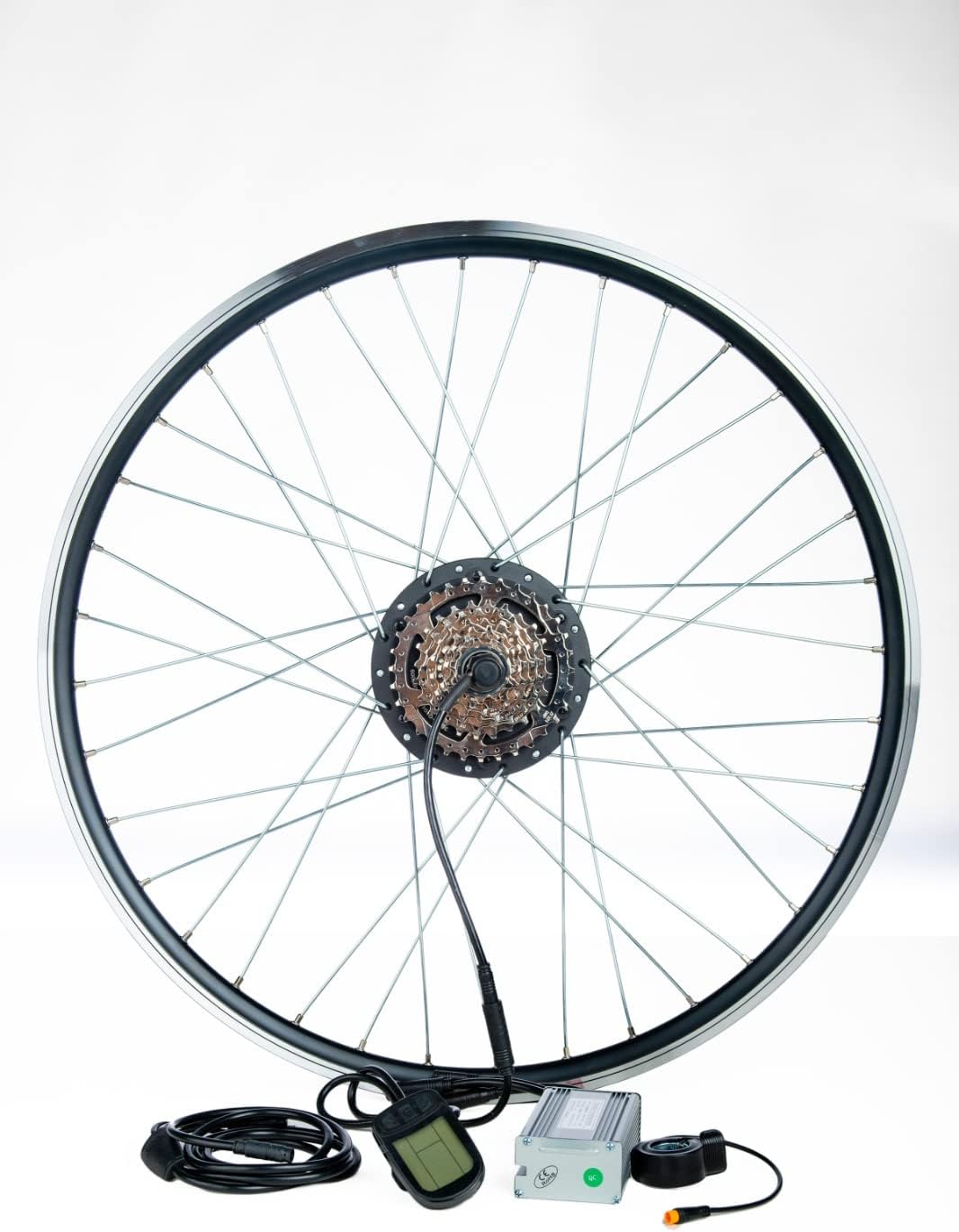 52v 1500w 37/60 mph 3.5kg Water Proof Easy Connect ebike kit 26