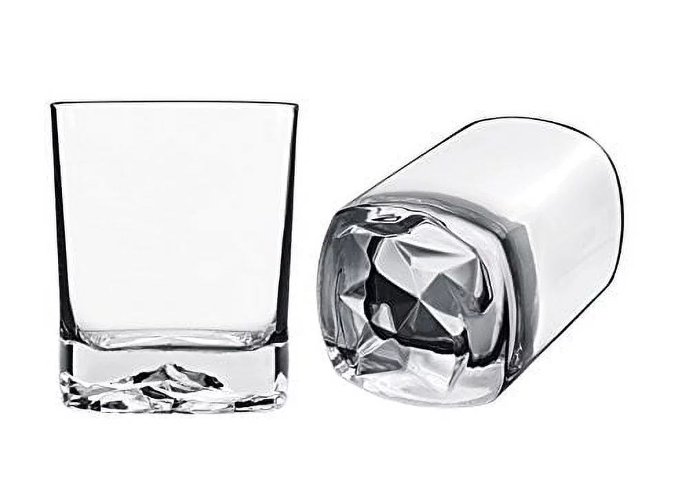 Luigi Bormioli On The Rocks 13.5 oz DOF Double Old Fashioned Glasses (Set Of 4), Clear