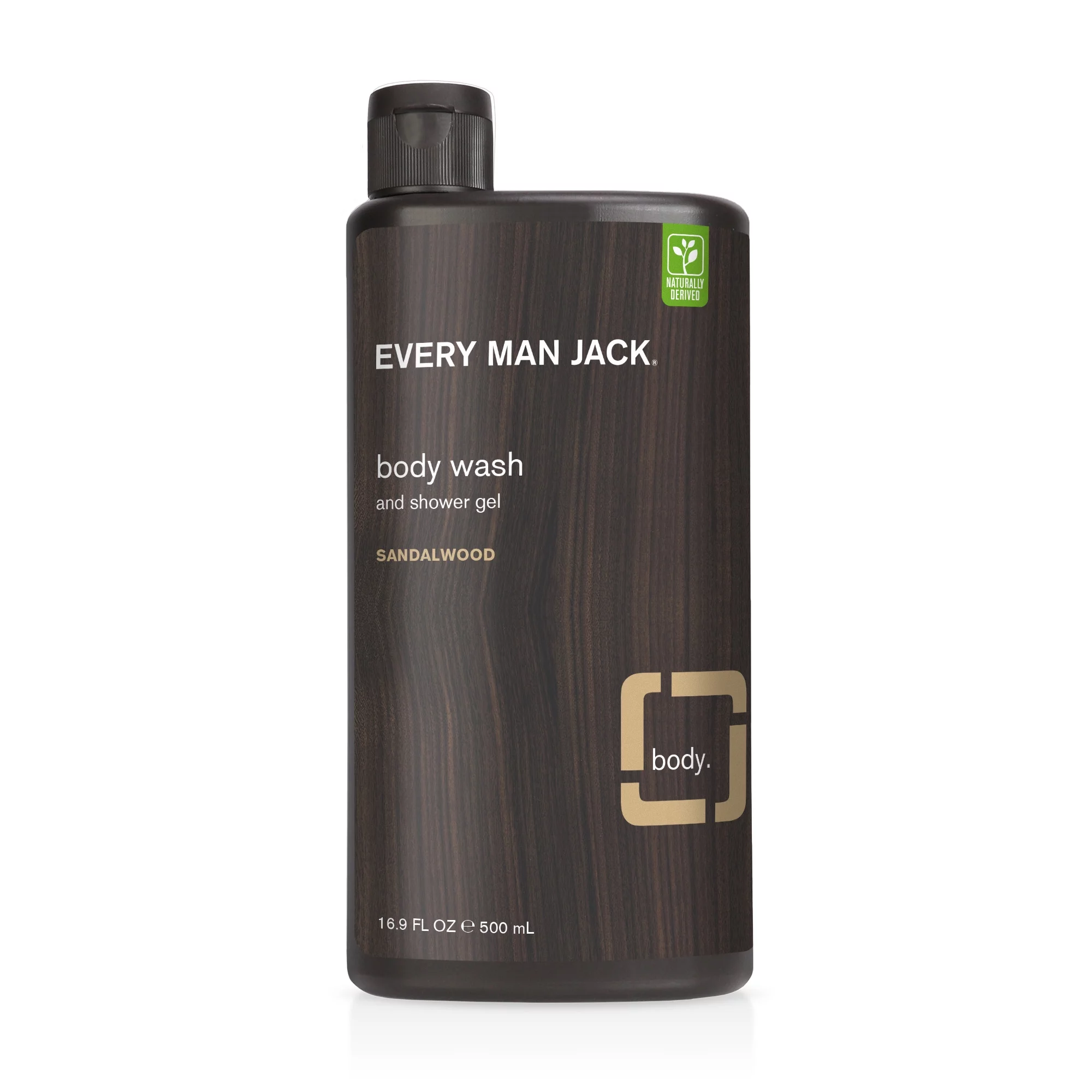 EVERY MAN JACK, BODY WASH,SANDALWOOD 33.8 FZ