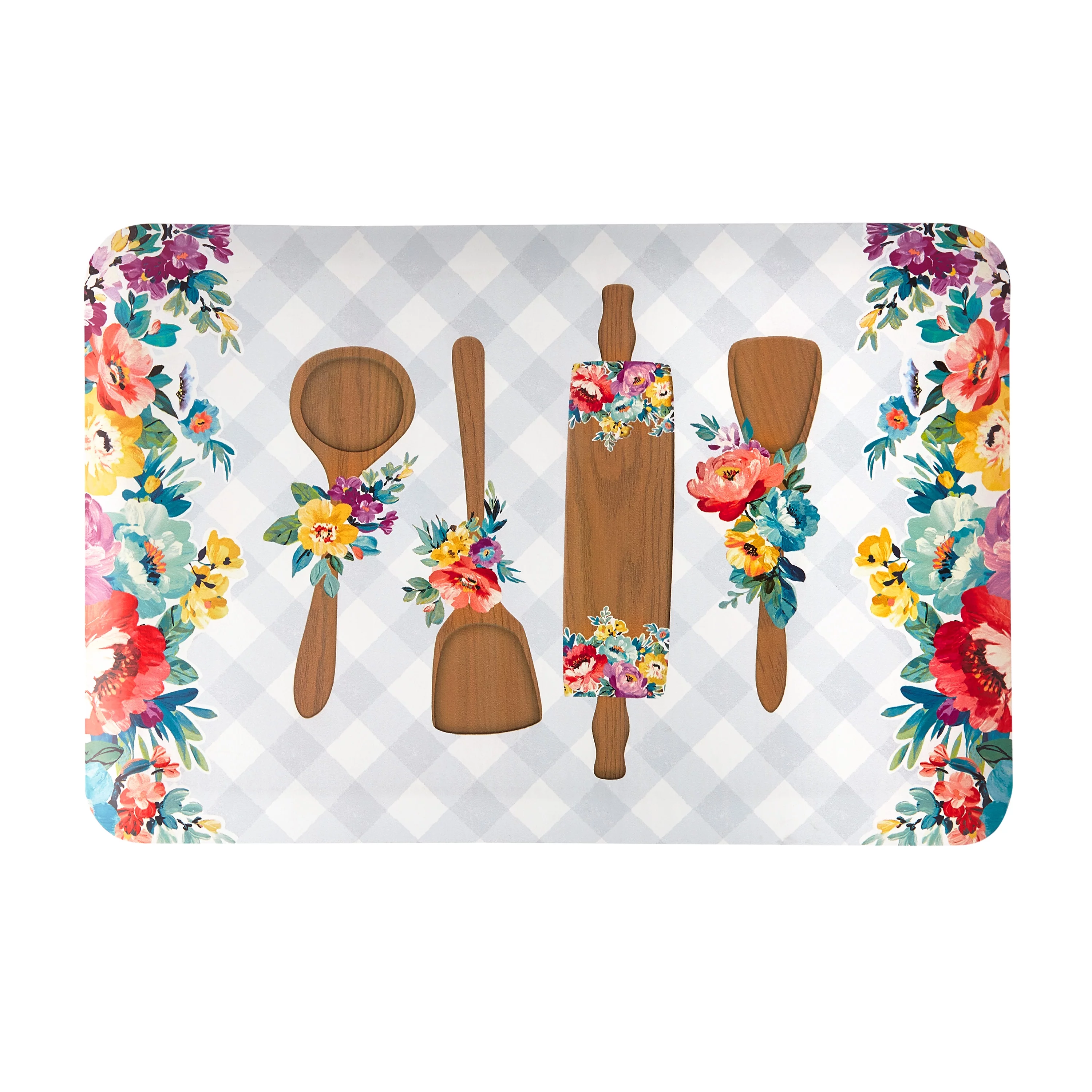 The Pioneer Woman Sweet Romance Kitchen Comfort Rug, Multicolor, 20