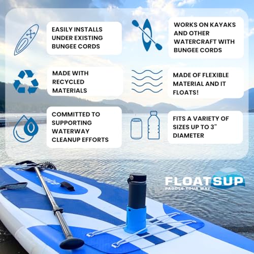 Floatsup® Cup Paddle Board and Kayak Drink Holder Signature Blue