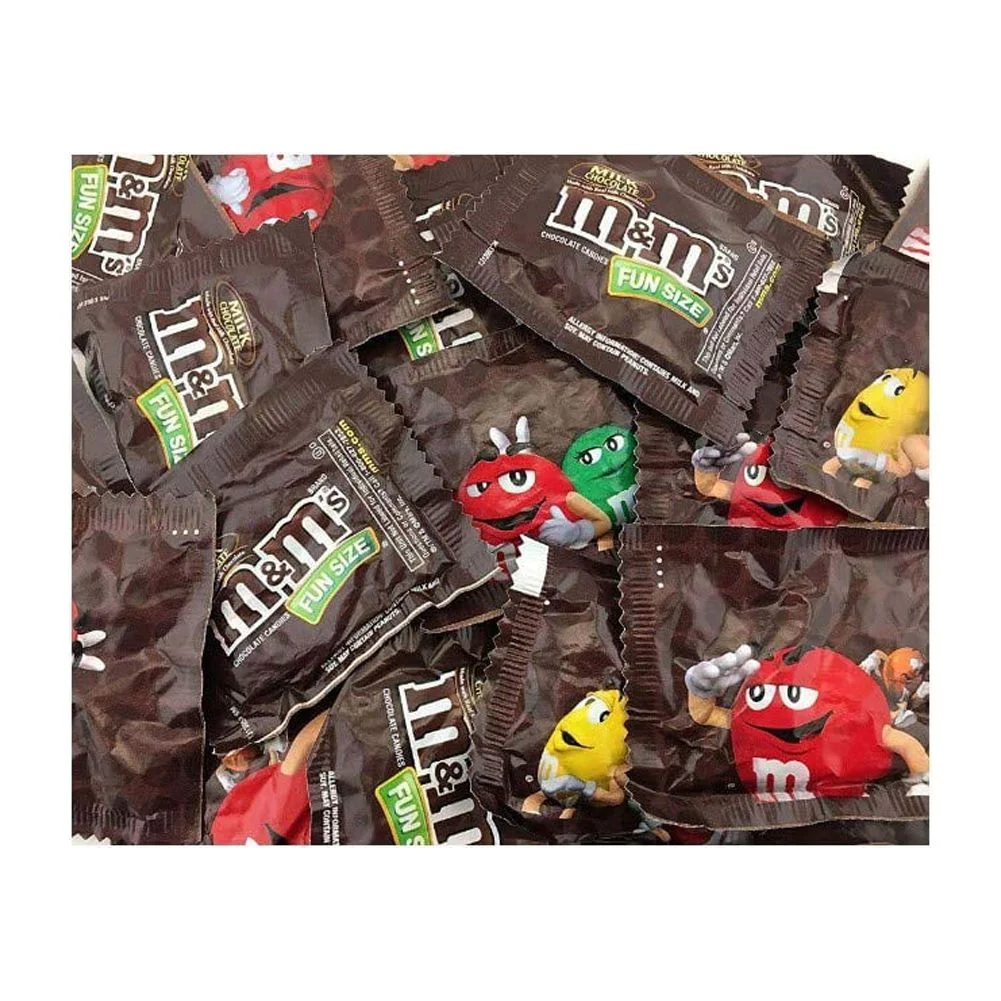M&M's Milk Chocolate Fun Size Candy, 70 Count, 2 lbs
