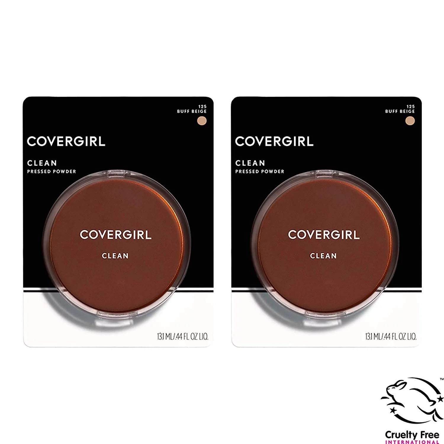 Flawless Finish Guaranteed: Covergirl Clean Pressed Powder Foundation - 110 Classic Ivory (Pack Of 2) - Achieve Radiant Skin All Day!