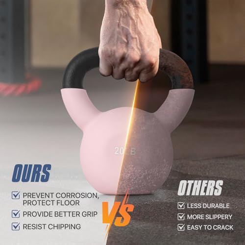 MADOG Neoprene Coated Kettlebells, Strength Training Hand Weights