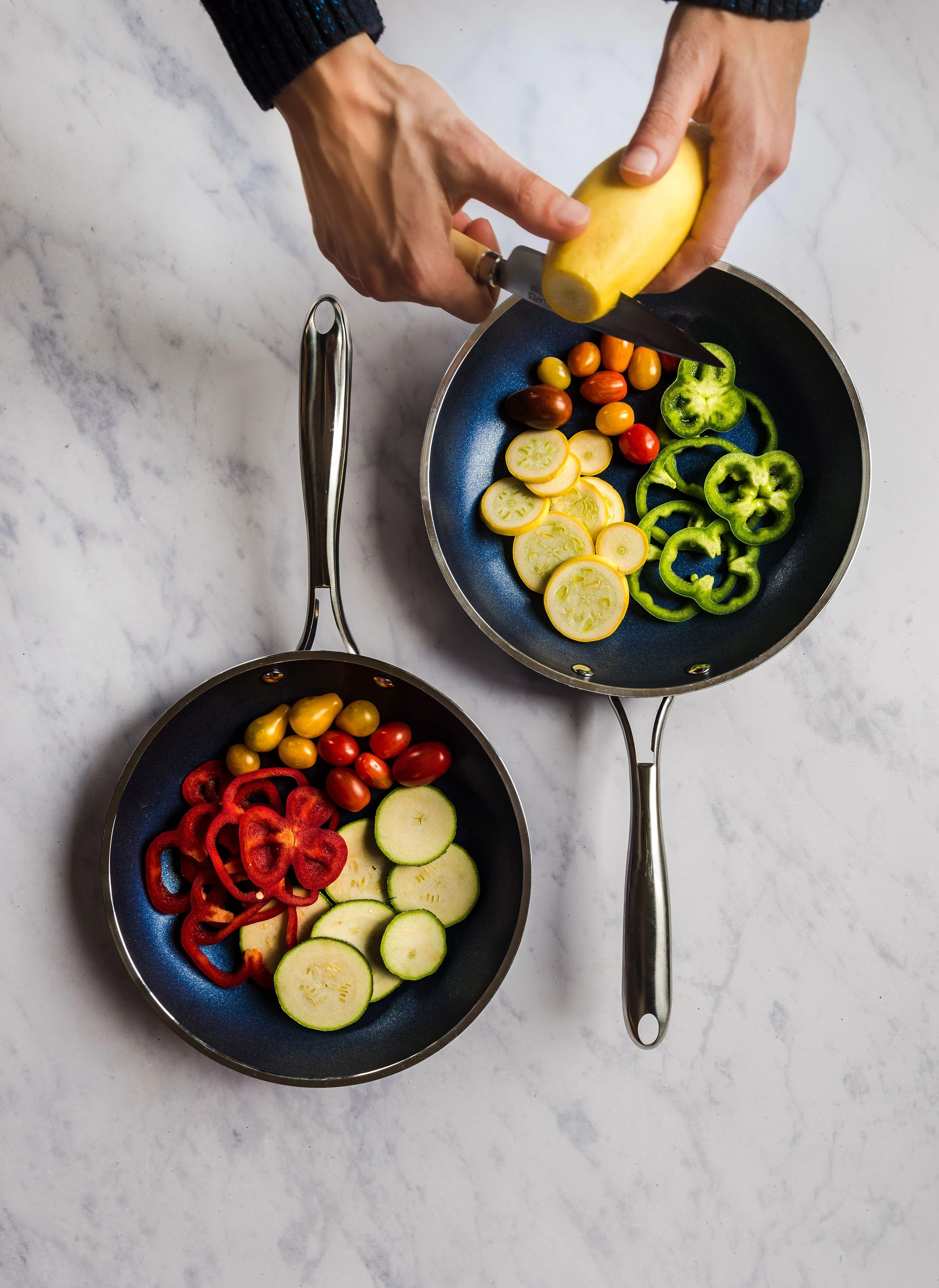 Granite Stone Pots and Pans Set, 10 Piece Complete Cookware Set, Nonstick, Dishwasher Safe, Blue