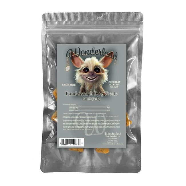 15 oz Bandersnack Lamb Jerky for Dogs
