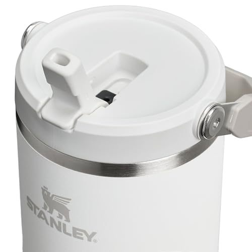 Stanley IceFlow Flip Straw Tumbler with Handle 30 oz | Twist On Lid and Flip Up Straw | Leak Resistant Water Bottle | Insulated Stainless Steel |BPA-Free | Lilac