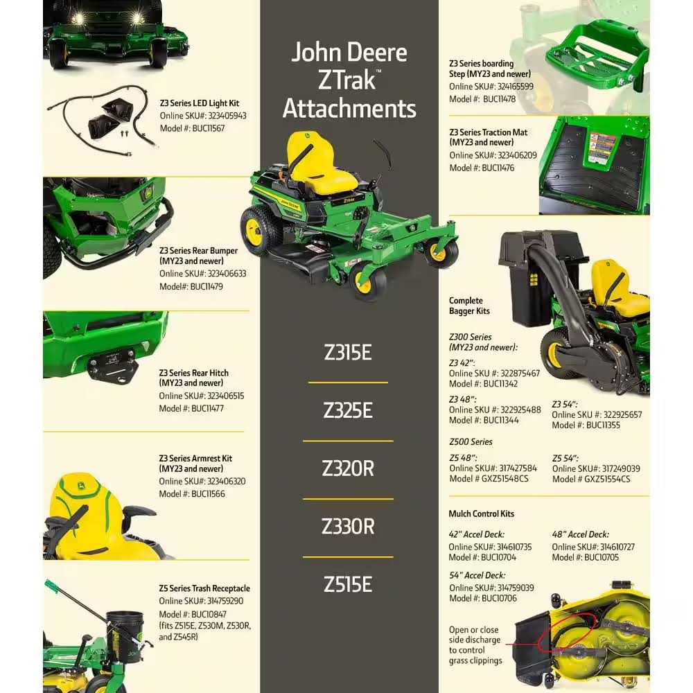 John Deere Z515E 60 in. 24 HP V-Twin ELS GAS Dual Hydrostatic Zero-Turn Riding Mower BG21193