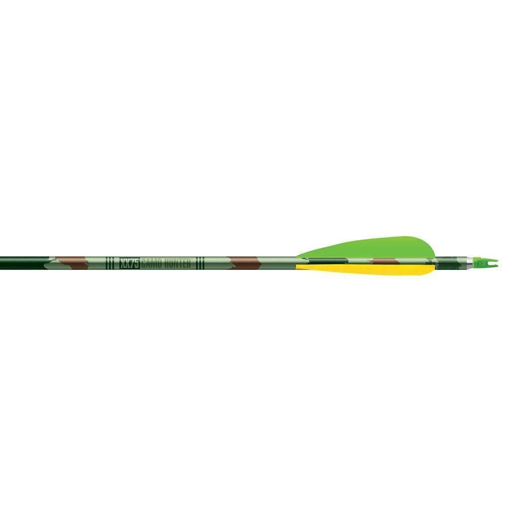 Easton Camo Hunter Xx75 Arrows 2117 4 in. Vanes 6 Pack