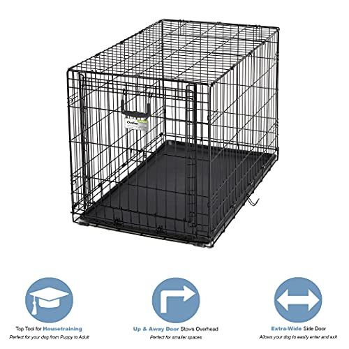 MidWest Homes for Pets Ovation Single Door Dog Crate, 42-Inch
