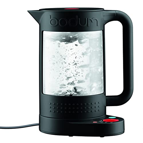Bodum 17oz Bistro Electric Water Kettle For Coffee & Tea, BPA-Free Plastic, Rapid-Boil, Auto Shut-Off, White