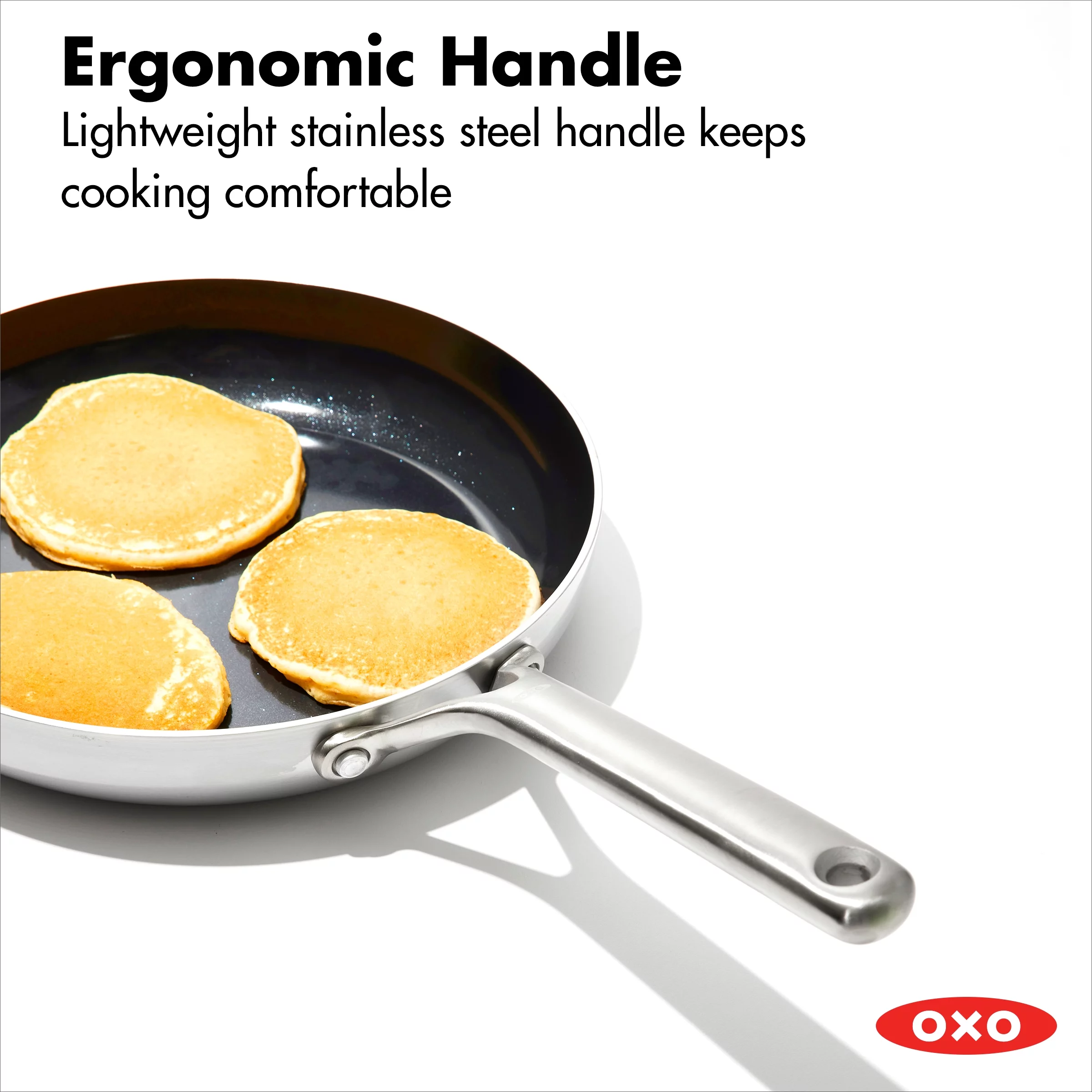 OXO Mira Tri-Ply Stainless Steel PFAS-Free Nonstick, 8