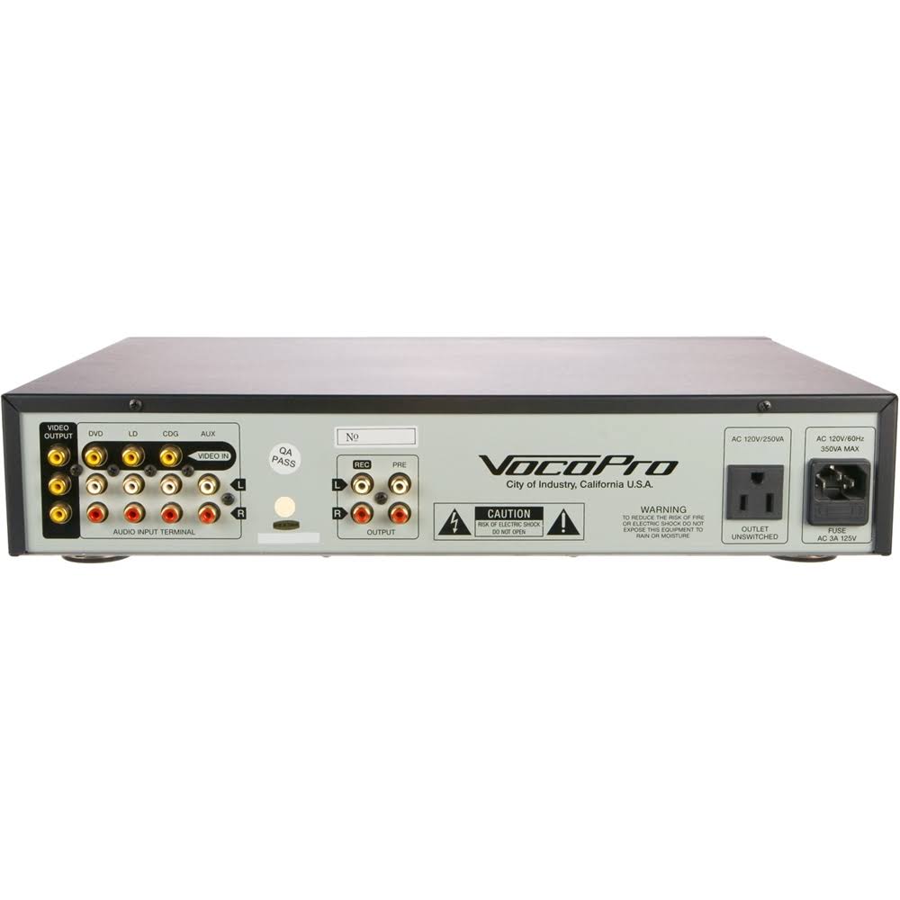 VocoPro World&s First Karaoke Mixer with Vocal Enhancer