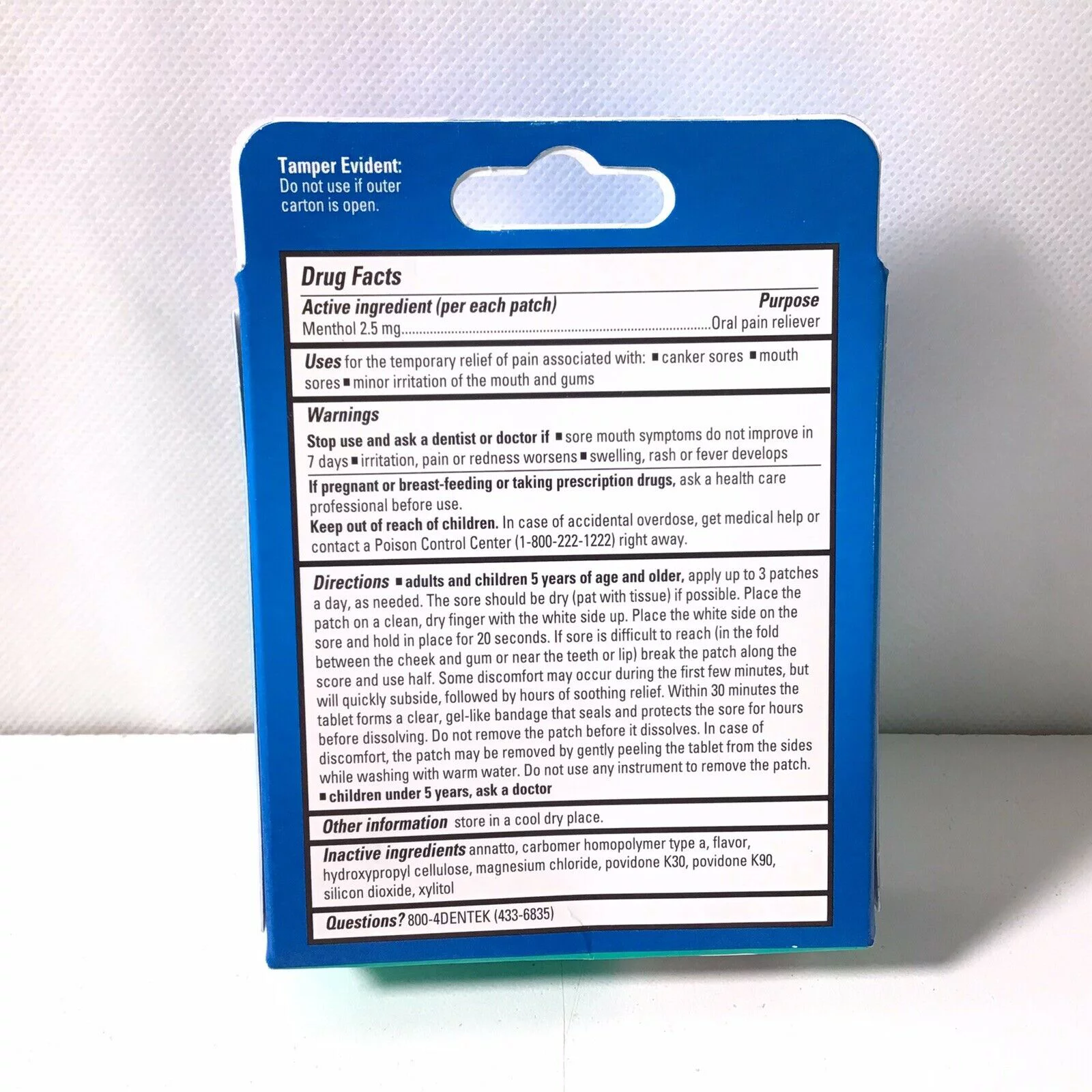 DenTek Canker Cover Sore Patch, 6 ea (Pack of 2)