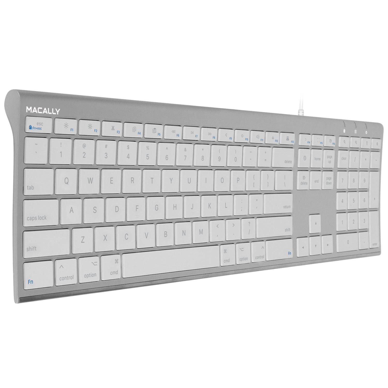 Macally Ultra Slim USB Scissor-Switch Keyboard