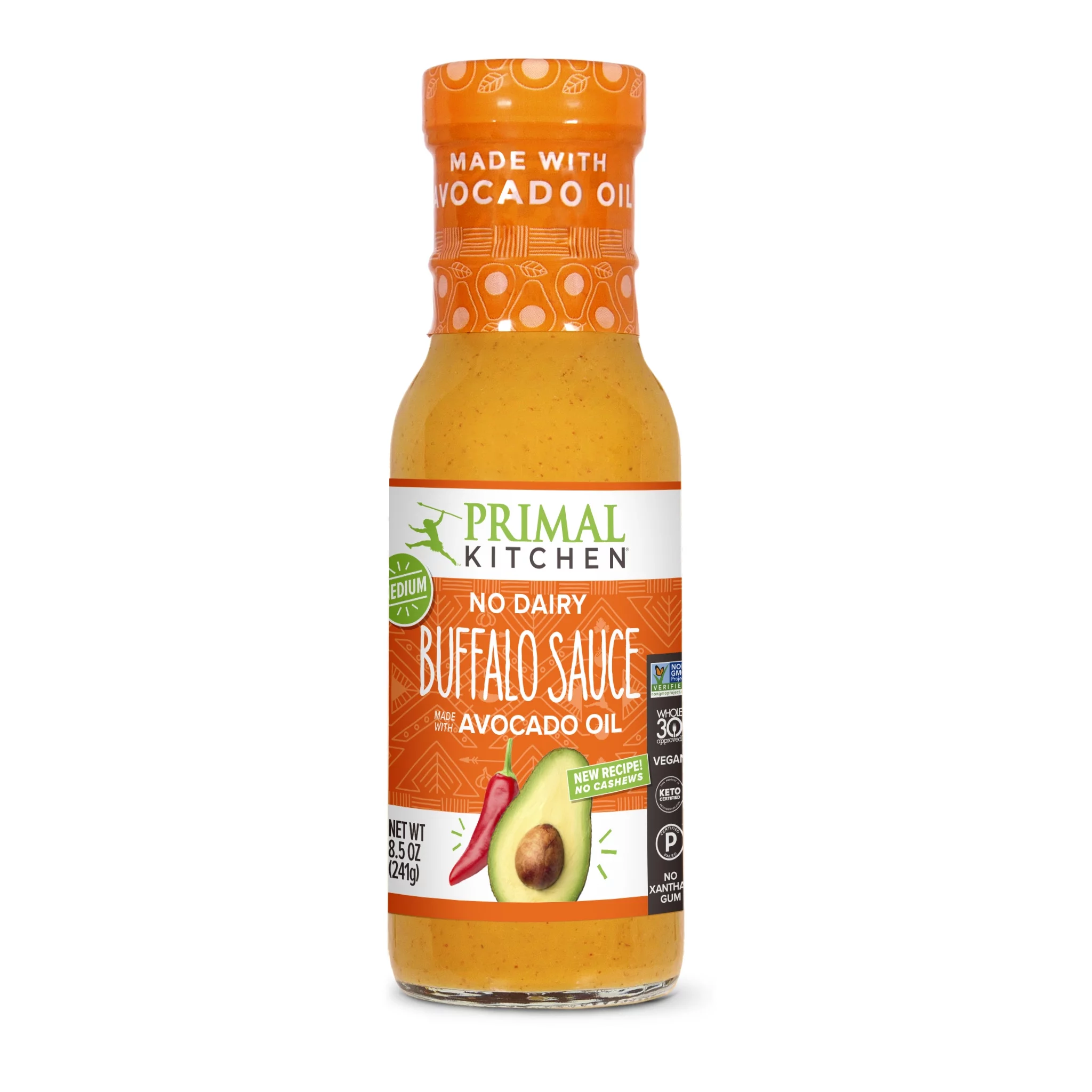 Primal Kitchen Medium Heat Buffalo Sauce 8.5 oz Pack Of 6