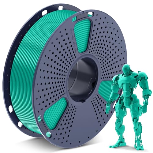 SUNLU 4kg PLA 3D Printer Filament Bundle, Neatly Wound PLA Filament 1.75mm ±0.02mm, Individually Vacuum Packed, 4kg in Total, 1kg per Spool, 4 Pack, 4000g, 4Black