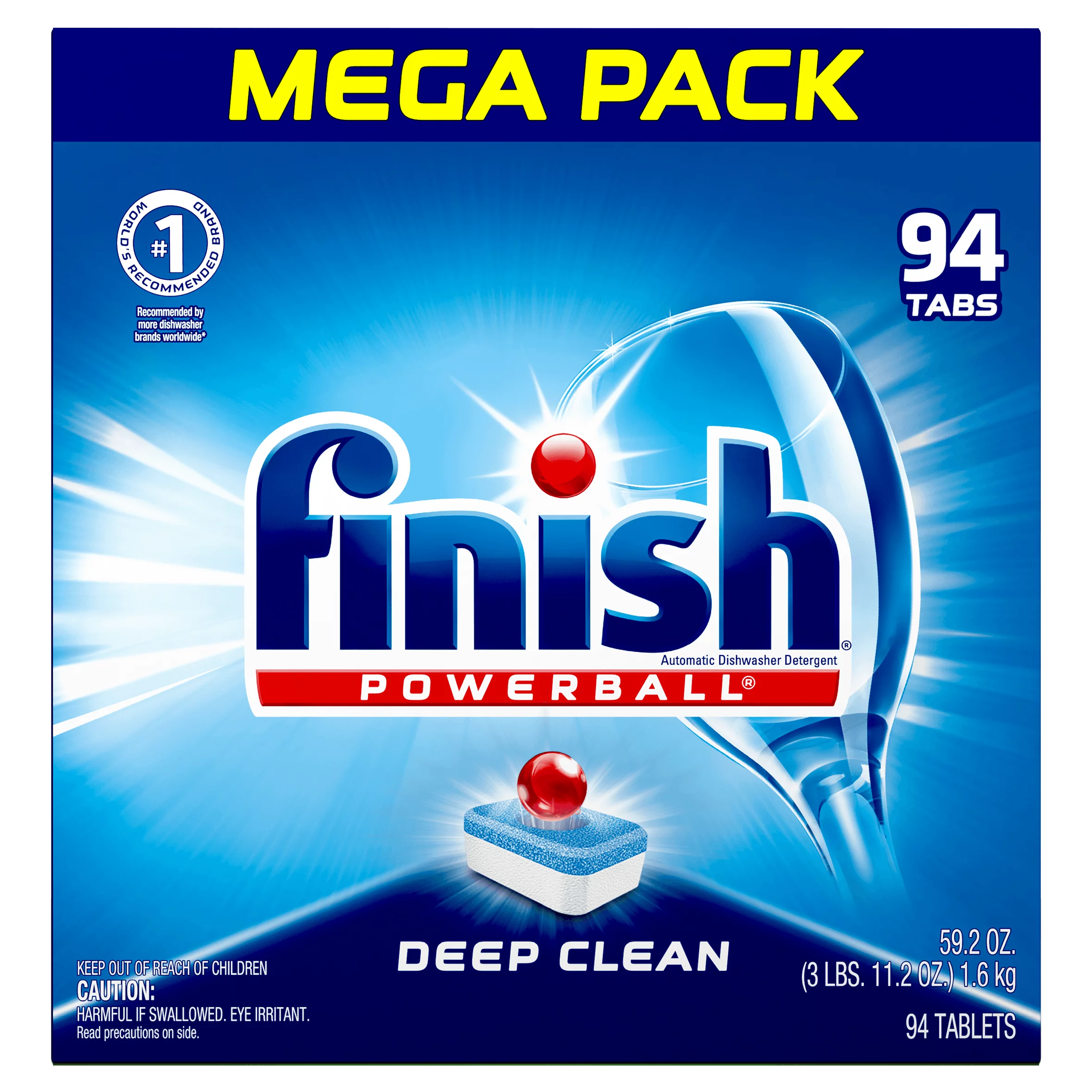 Finish Powerball Dishwasher Tabs Fresh Scent 94/Box 51700-97330