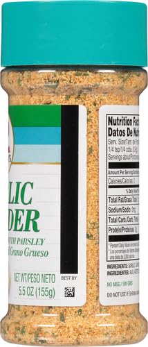 Lawry’s Coarse Ground with Parsley Garlic Powder, 5.5 oz