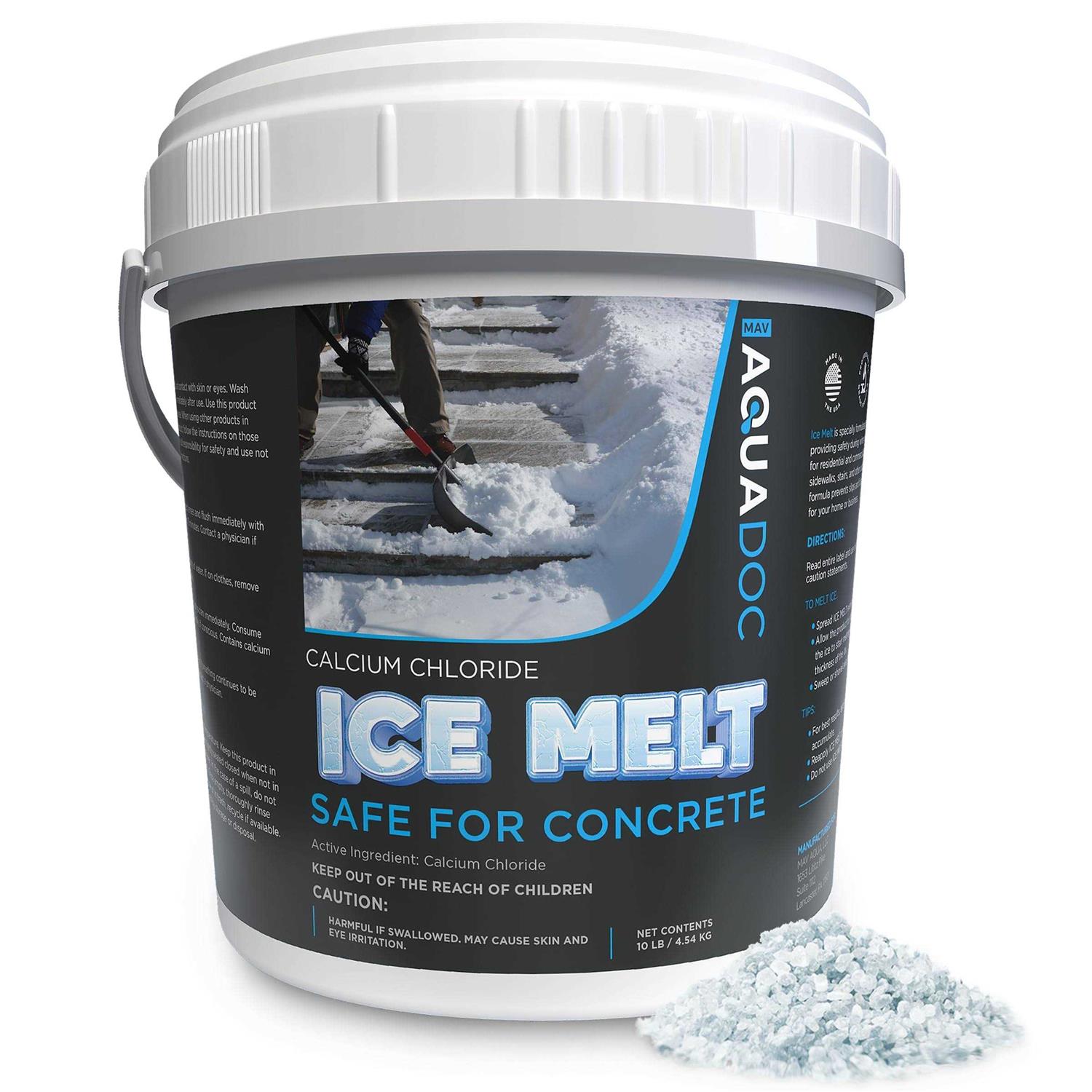 AquaDoc Ice Melt Safe for Concrete Snow Salt & Rock Salt for Snow - Shop Hardware Tools Online Store