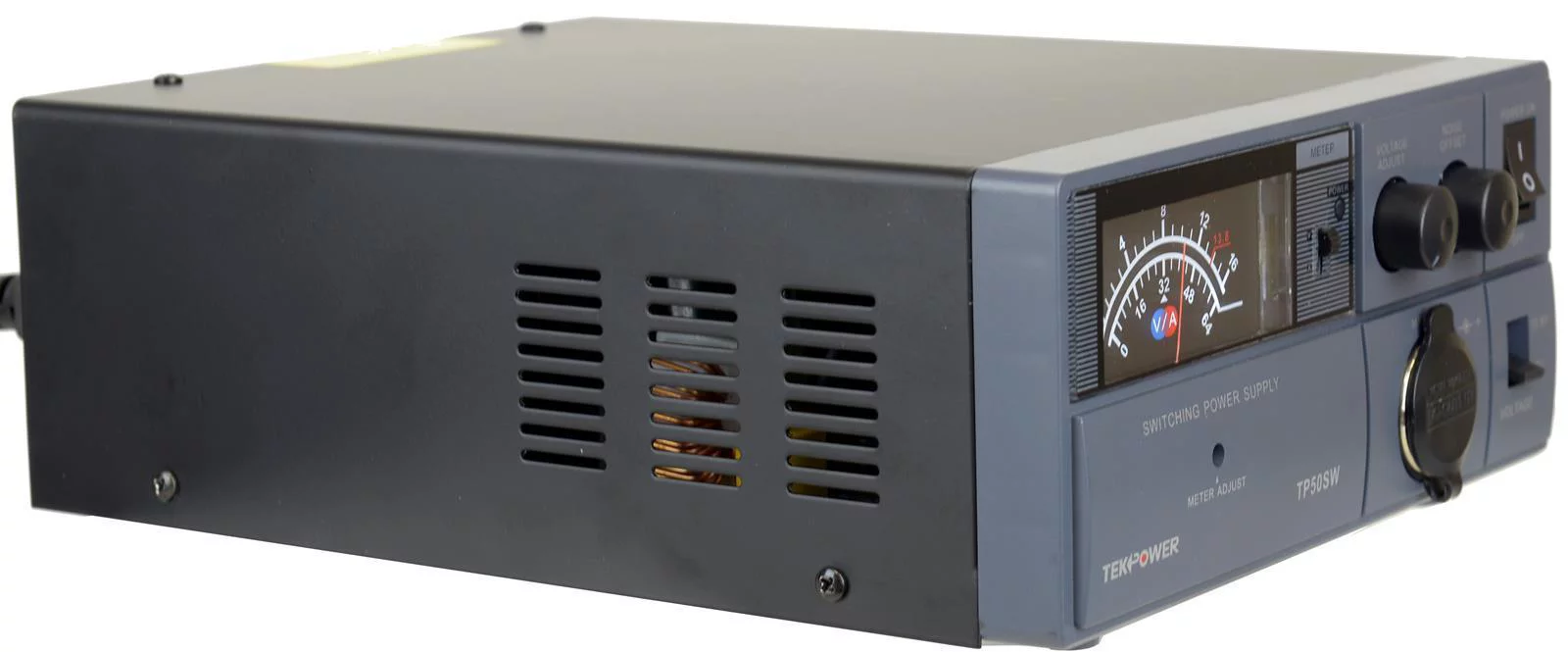 TekPower TP50SW 50 Amp 13.8V Analog DC Power Supply with Cigarette Plug