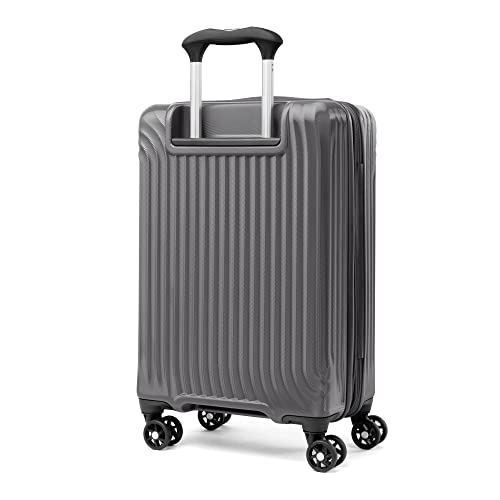 Travelpro Maxlite Air Hardside Expandable Carry on Luggage, 8 Spinner Wheels, Lightweight Hard Shell Polycarbonate Suitcase, Shadow Grey, Carry On 21-Inch