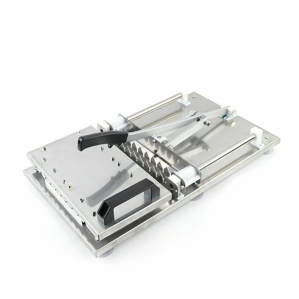 Oukaning Manual Mutton Kebab Machine BBQ Skewer String Making Machine Desktop Meat Skewerqq