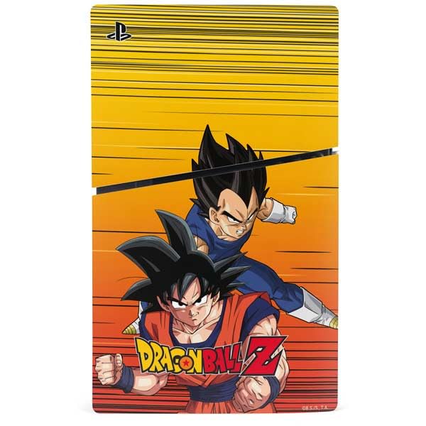 Skinit Decal Gaming Skin Compatible with PS5 Slim Disk Console - Officially Licensed Dragon Ball Z Goku Iconic Kanji Symbol Design