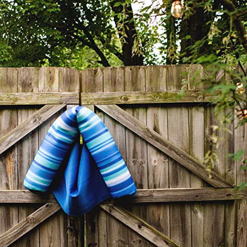 Big Joe Noodle Sling, No Inflation Needed, Pool Float with Armrests, Quick Draining Fabric, Cup Holder