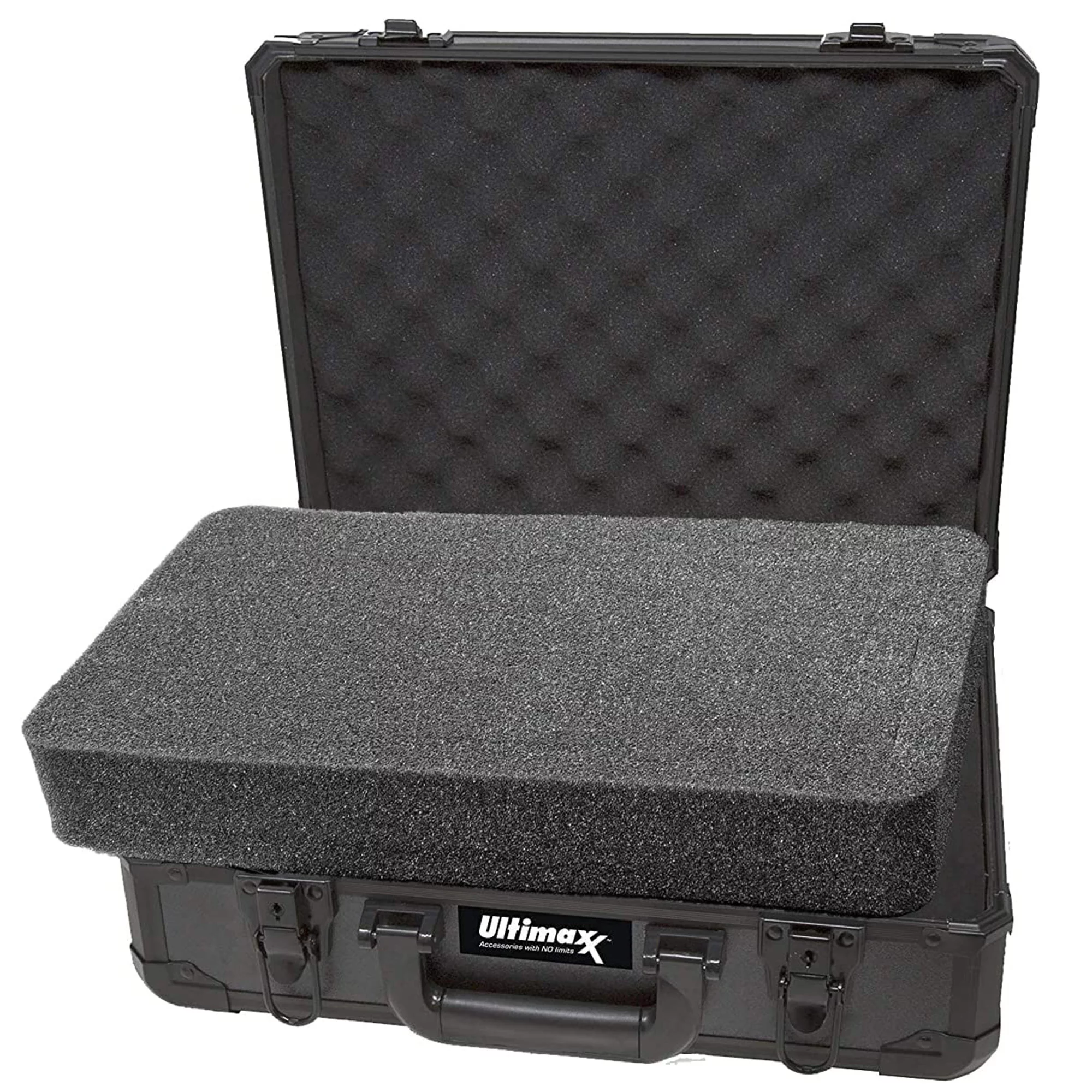 Ultimaxx Gadget Waterproof Hard Case Lockable Aluminum-Framed with Pick and Pluck Foam