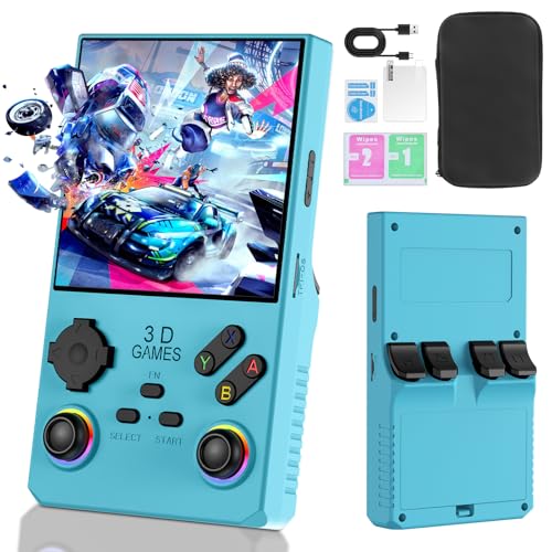 2025 V40MAX Upgraded Retro Handheld Game Console, Built in 40,000+Classic Games, 40+Simulators, Linux System, 4.0-inch 4K HD IPS Screen Video Player, 256GB, Portable Pocket Arcade Console(Black)