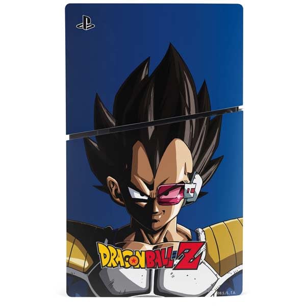 Skinit Decal Gaming Skin Compatible with PS5 Slim Disk Console - Officially Licensed Dragon Ball Z Goku Iconic Kanji Symbol Design