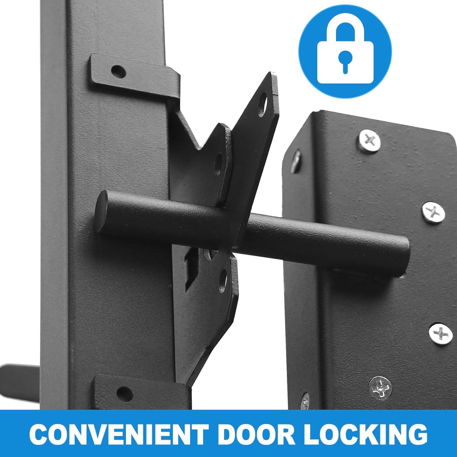 Black DIY Gate Building Kit-Steel Frame Fence Gate Kit-Fits 36 to 72 Inches Wide Openings Up to 6 Feet High Fence