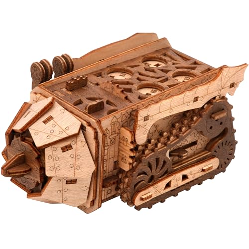 ESC WELT Space Rover Puzzle Box - Escape Room in a Box - Space-Themed Brainteaser - 3D Puzzle Game for Adults & Kids - Unique Wooden Puzzle Box - Ideal for Family Fun and Gifts