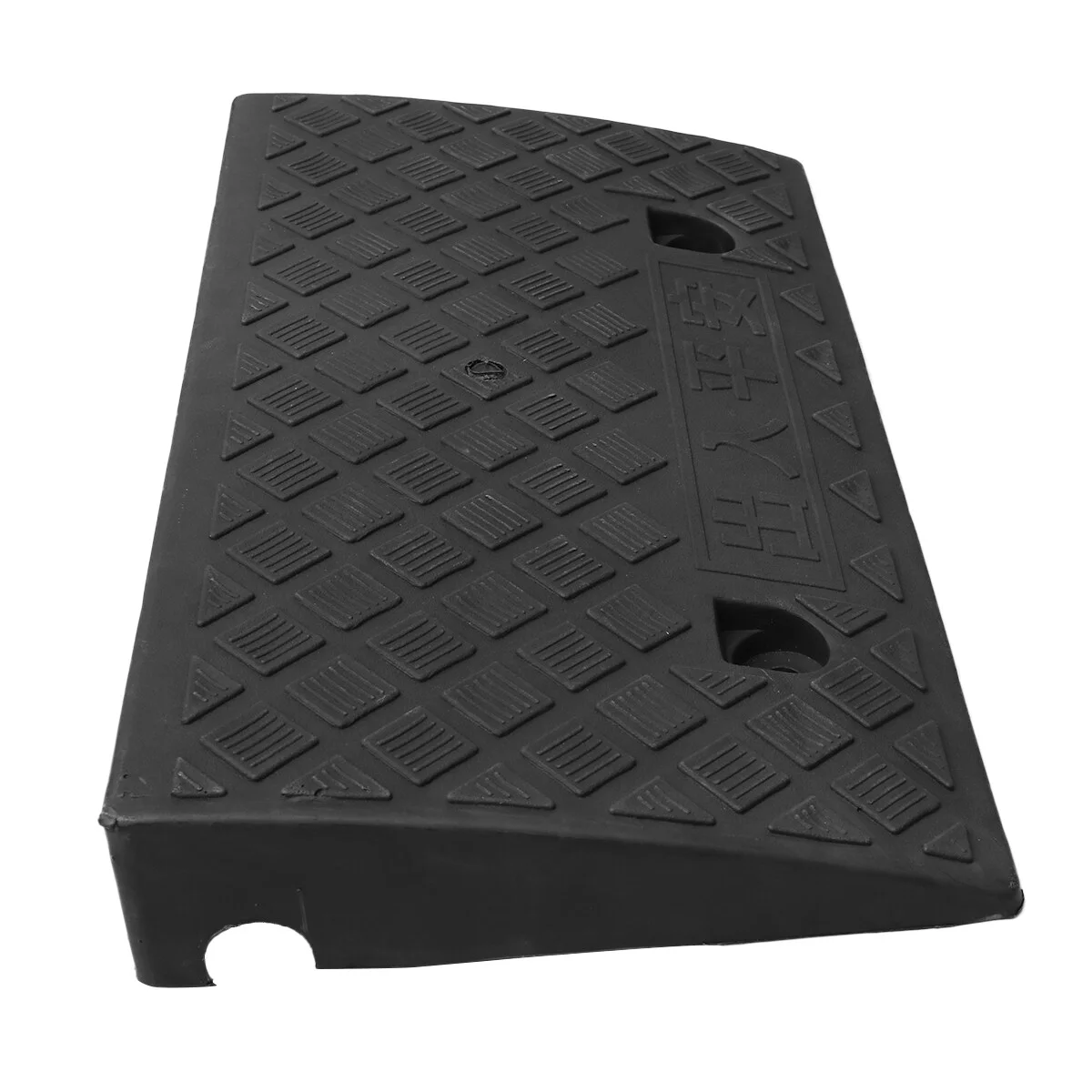 Hard Plastic Curb Ramps Portable Heavy Duty Threshold Ramp for Car Truck Scooter Bike Motorcycle 50x27x13cm