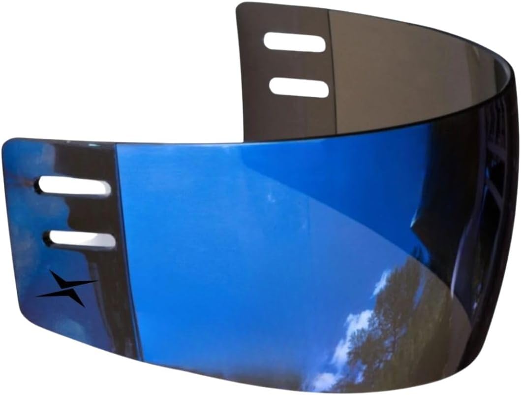 TronX S30 Blue Mirrored Anti-Scratch/Anti-Fog Hockey Helmet Visor