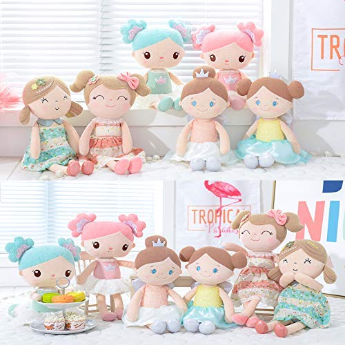 Gloveleya Baby Girl Gift First Baby Doll Plush Doll Print Sunflowers