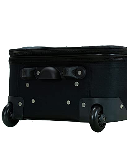 Rockland Fashion Expandable Softside Upright Luggage Set, Charcoal, 2-Piece (14/19)