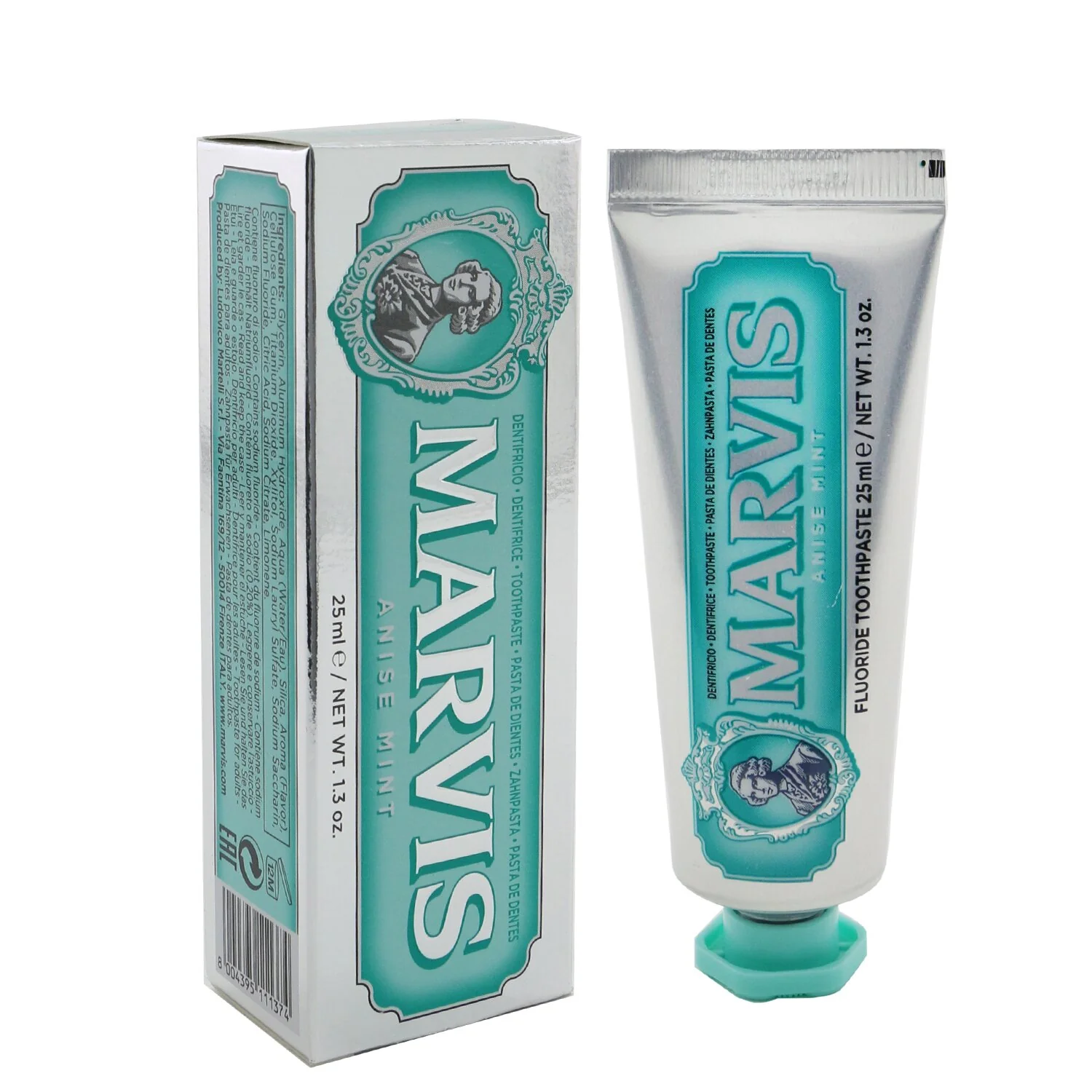 Marvis Anise Mint Toothpaste (Travel Size)  25ml/1.29oz
