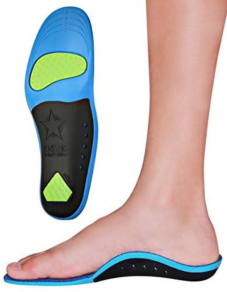 Children's Memory Foam Starry Shield Arch Support Insole for Comfort, Cushion & Arch Support by KidSole ((20 cm) Toddler Size 11-1)
