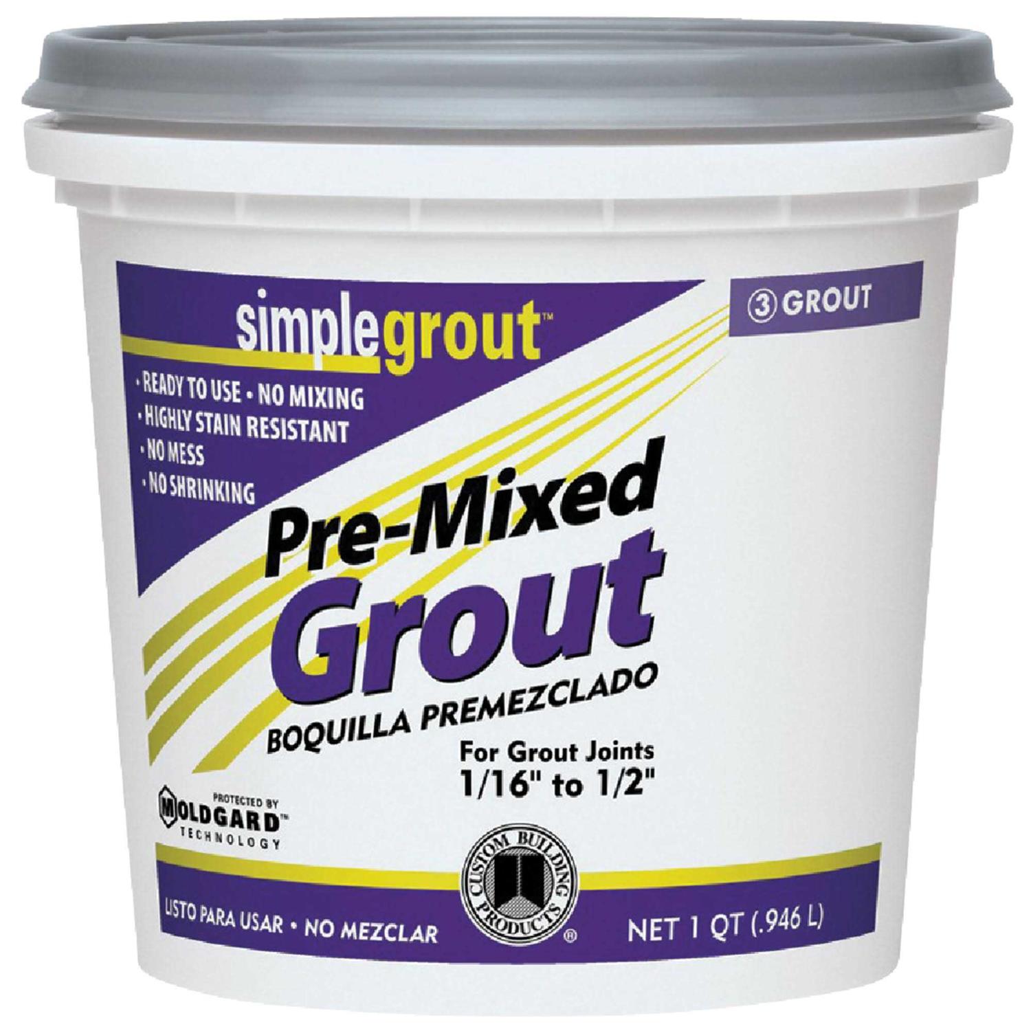 Custom PMG381QT SimpleGrout Pre-Mixed Grout