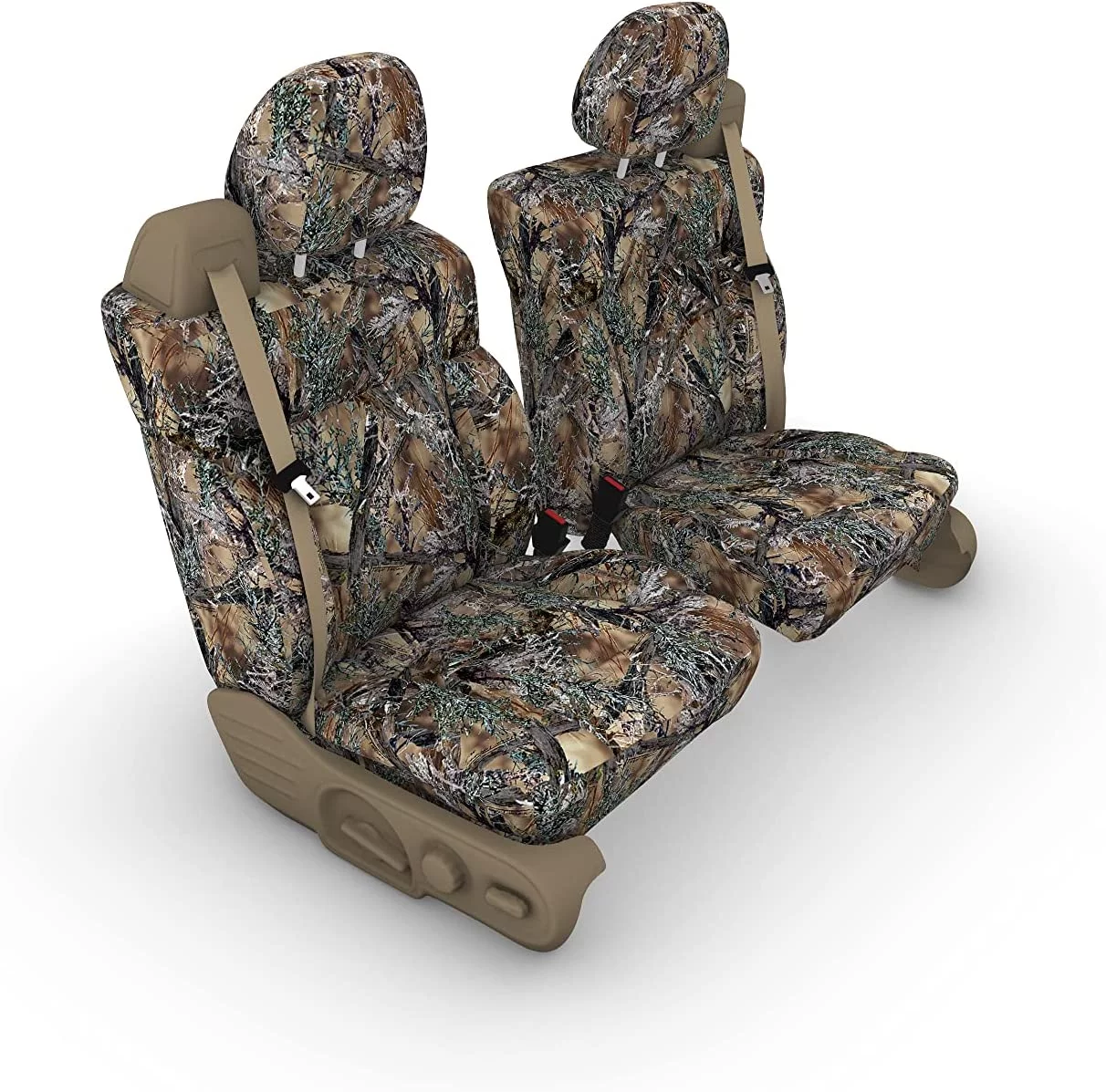 C1999 2003-2007 Chevy Silverado, Avalanche and GMC Sierra Front Captain Chairs With Electric Seats in Seats in MC2C Camouflage Endura
