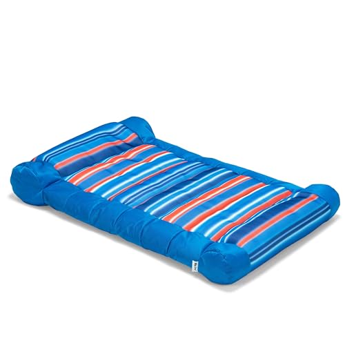 Big Joe Kona Hammock No Inflation Needed Pool Lounger with Headrest, Quick Draining Fabric, 4 feet Big