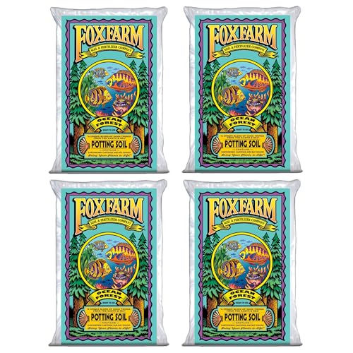 FoxFarm Ocean Forest Potting Soil, 1.5cu ft - Light, Aerated Texture, Designed for All Container Plants - pH Adjusted for Optimal Nutrient Uptake, Effectively Retains Moisture