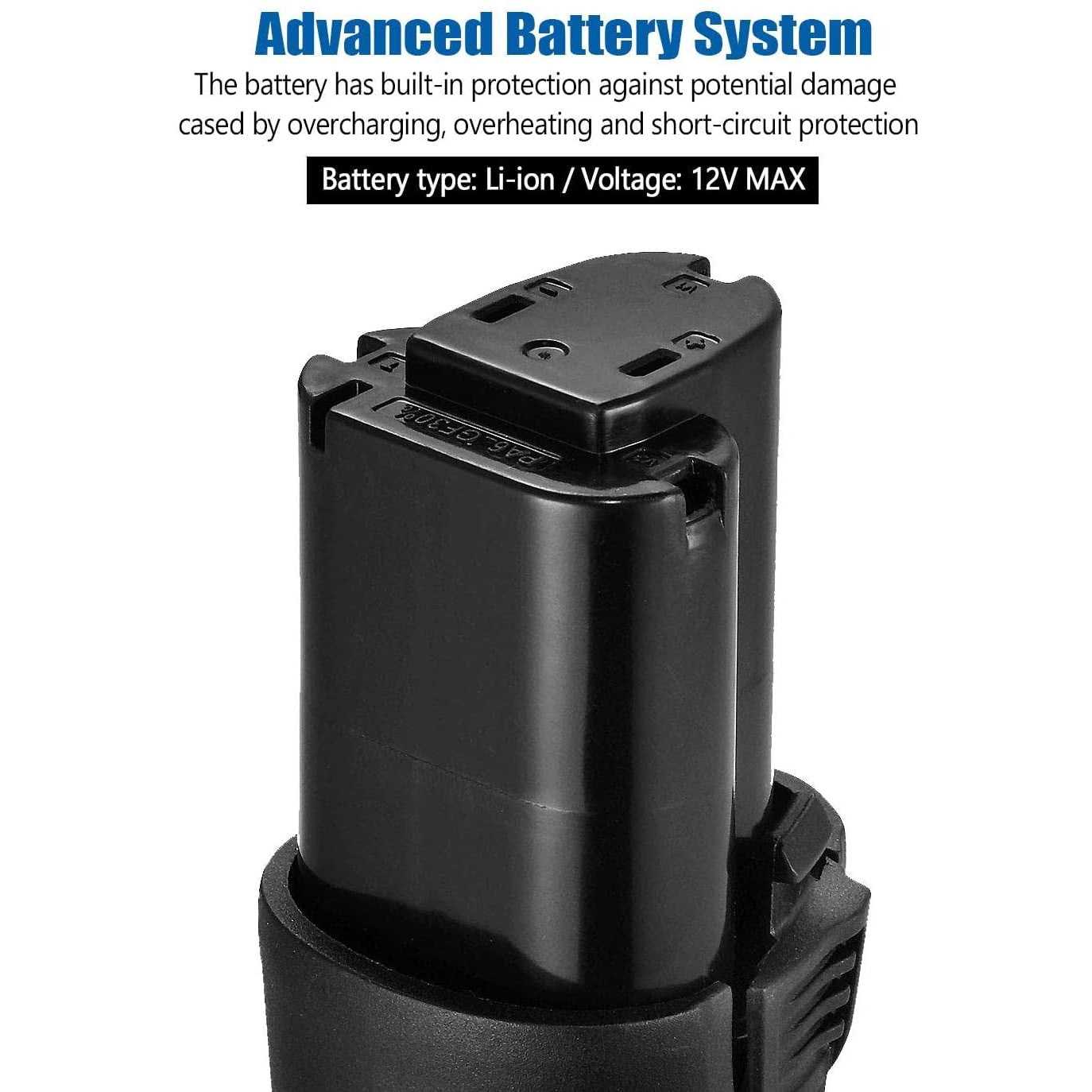 ACDelco Ab1207la-p2 G12 Series 12V Li-ion Interchangeable 2 Battery Packs - Shop Hardware Tools Online Store