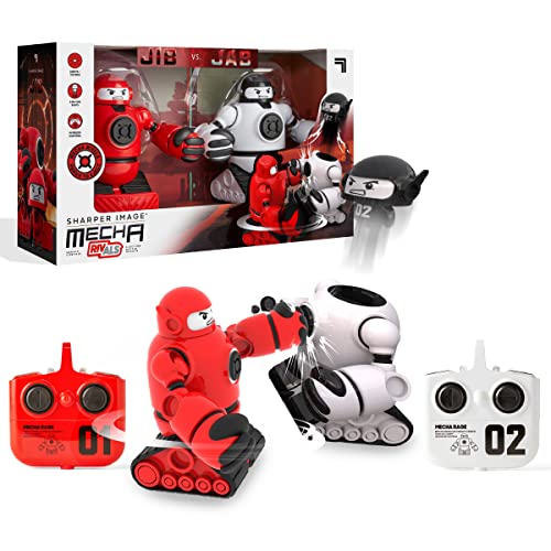 Sharper Image® Mecha Rivals Remote Control Battle Robots, Two-Player Wireless Fighting Set with Lights and Sounds